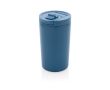 Bouteille publicitaire thermos en acier couleur bleu