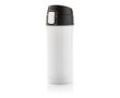 Thermos personnalisé en acier recyclé couleur blanc
