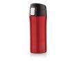 Thermos personnalisé en acier recyclé couleur rouge