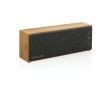 Enceinte sans fil en bambou rectangulaire couleur bois