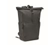 Mochila para ordenador con cierre roll top en poliéster RPET 15'' couleur noir