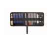 Kit profesional de dibujo variado de 40 piezas presentado en estuche couleur noir