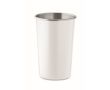 Vaso reutilizable de acero inoxidable reciclado 300ml couleur blanc