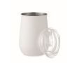 Vaso de acero inoxidable reciclado con tapa deslizante 500ml couleur blanc
