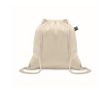 Mochila saco de algodón 180 g/m2 resistente 9 kg Thin FairTrade couleur beige