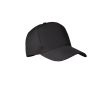 Gorra de béisbol de 5 paneles en poliéster RPET talla 7 1/4 210 g/m2 couleur noir