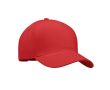 Gorra de béisbol con sarga gruesa de algodón talla 7 1/4 260 g/m2 couleur rouge