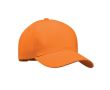 Gorra de béisbol con sarga gruesa de algodón talla 7 1/4 260 g/m2 couleur orange
