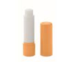 Bálsamo labial vegano sabor vainilla y FPS10 en estuche ABS reciclado couleur orange