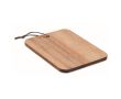 Tabla para cortar de madera de acacia con cordón couleur bois