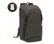 Mochila de poliéster 190T reflectante y repelente al agua couleur noir
