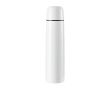Grande bouteille thermos en acier couleur blanc