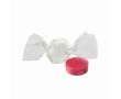 Mini bonbon à double nœud. 1 saveur et emballage recyclable couleur framboise acide