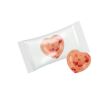 Bonbon dur en forme de cœur aux saveurs intenses couleur cerise