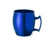 Mug en alu avec poignée géométrique d'une capacité de 540 ml couleur bleu