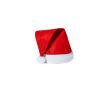Bonnet de père Noël en polyester rouge et blanc pour enfants couleur rouge