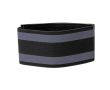 Bracelet polyester/élasthanne avec 2 bandes réfléchissantes couleur noir