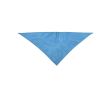 Foulard triangulaire en polyester dans des couleurs vives couleur bleu ciel