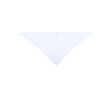 Foulard triangulaire en polyester dans des couleurs vives couleur blanc