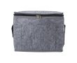 Sac isotherme en feutre recyclé avec poche frontale couleur gris