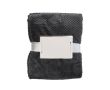 Couverture en polaire avec motif en relief 230 g/m² couleur gris