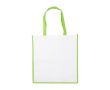 Sac en non-tissé, finition et poignées assortis, 80 g/m² couleur vert clair