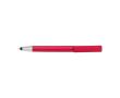 Stylo stylet métallisé avec support téléphone, mine bleue couleur rouge