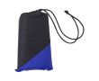 Couverture pliable en polyester imperméable, fixable au sol couleur bleu