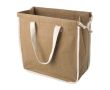 Sac en papier kraft lavable à poignées et cordons 250 g/m² couleur marron