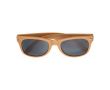 Lunettes de soleil en plastique recyclé, protection UV400 couleur orange