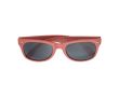 Lunettes de soleil en plastique recyclé, protection UV400 couleur rouge