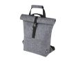 Sac à dos enroulable en feutre recyclé avec diverses sangles couleur gris