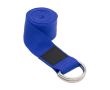 Sangle écologique en polyester recyclé avec housse de yoga couleur bleu