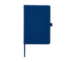 Carnet en plastique recyclé de l´océan A5 feuilles lignées couleur bleu marine