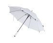 Parapluie automatique en pongé recyclé avec 8 panneaux Ø85 couleur blanc