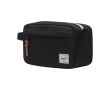 Trousse recyclée Herschel Chapter, poche frontale et poignée couleur noir