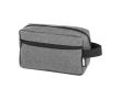 Vanity-case de voyage, polyester recyclé, grand compartiment couleur gris