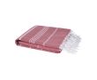 Serviette en coton de hammam légère et absorbante 150 g/m² couleur rouge