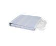 Serviette en coton de hammam légère et absorbante 150 g/m² couleur bleu ciel