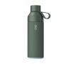 Thermos en acier et plastique marin avec verre bouchon 500ml couleur vert foncé