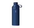 Thermos en acier et plastique marin avec verre bouchon 1L couleur bleu marine