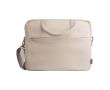 Sacoche PC 16\" à poignées courtes et bandoulière amovible couleur naturel