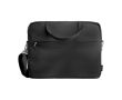 Sacoche PC 16\" à poignées courtes et bandoulière amovible couleur noir
