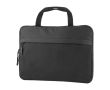 Sacoche pour PC 16'' en RPET imperméable à poignées courtes couleur noir