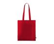 Sac à anses longues, coloris variés, coton Fairtrade 180g/m² couleur rouge