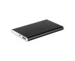 Powerbank en aluminium recyclé avec câble inclus 4000 mAh couleur noir