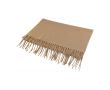 Écharpe en acrylique doux au toucher 32 x 180 cm couleur marron clair