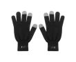 Gants en RPET avec doigts tactiles couleur noir