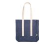 Sac en denim à poche intérieure et anses en coton 300 g/m² couleur bleu