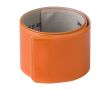 Bracelet réfléchissant en plastique néon à doublure douce couleur orange
